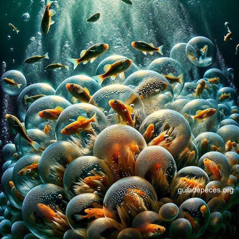 una imagen cautivadora que muestra por qu hacen burbujas los peces un anlisis detallado la escena debe enfocarse en peces creando burbujas en su